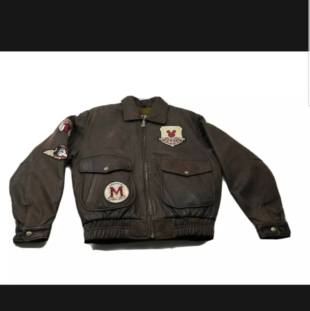VINTAGE DISNEY MICKEY MOUSE EXPLORER BOMBER JACKET